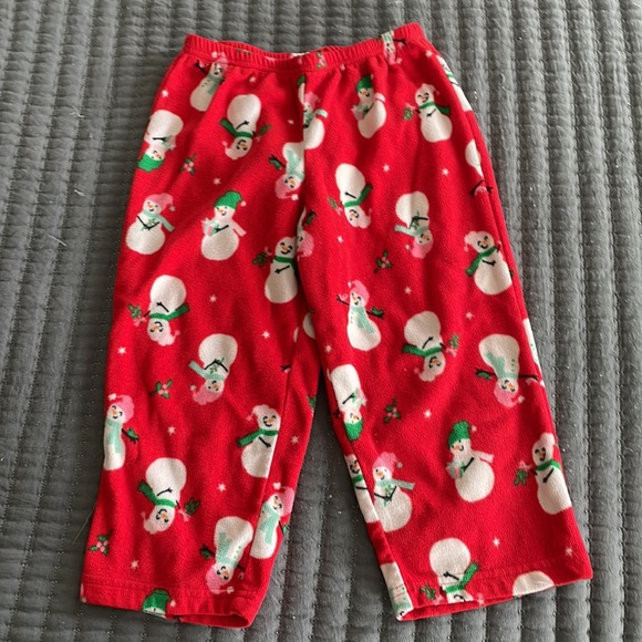 Carters 3T girls winter pajama set - Picture 5 of 7